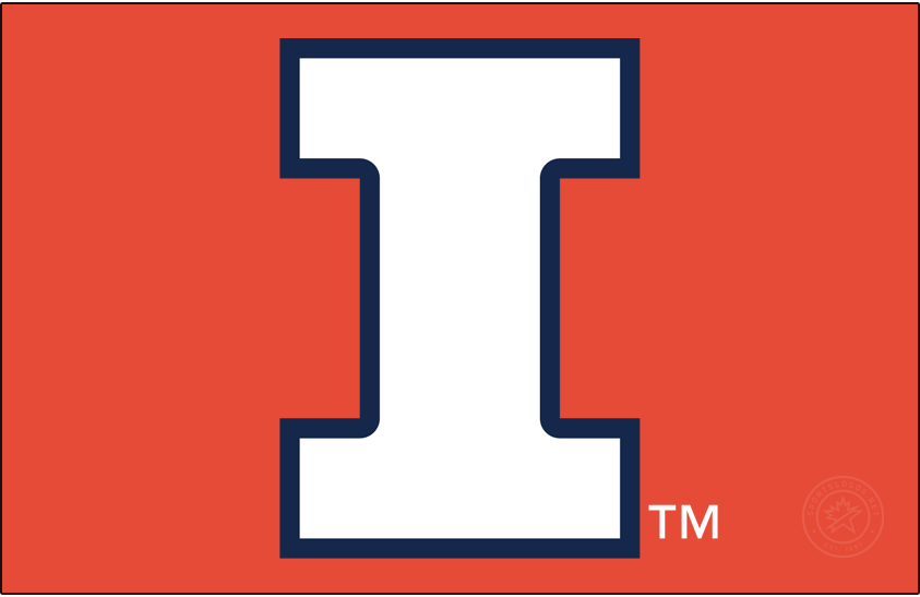 Illinois Fighting Illini 2014-Pres Alt on Dark Logo v2 diy iron on heat transfer